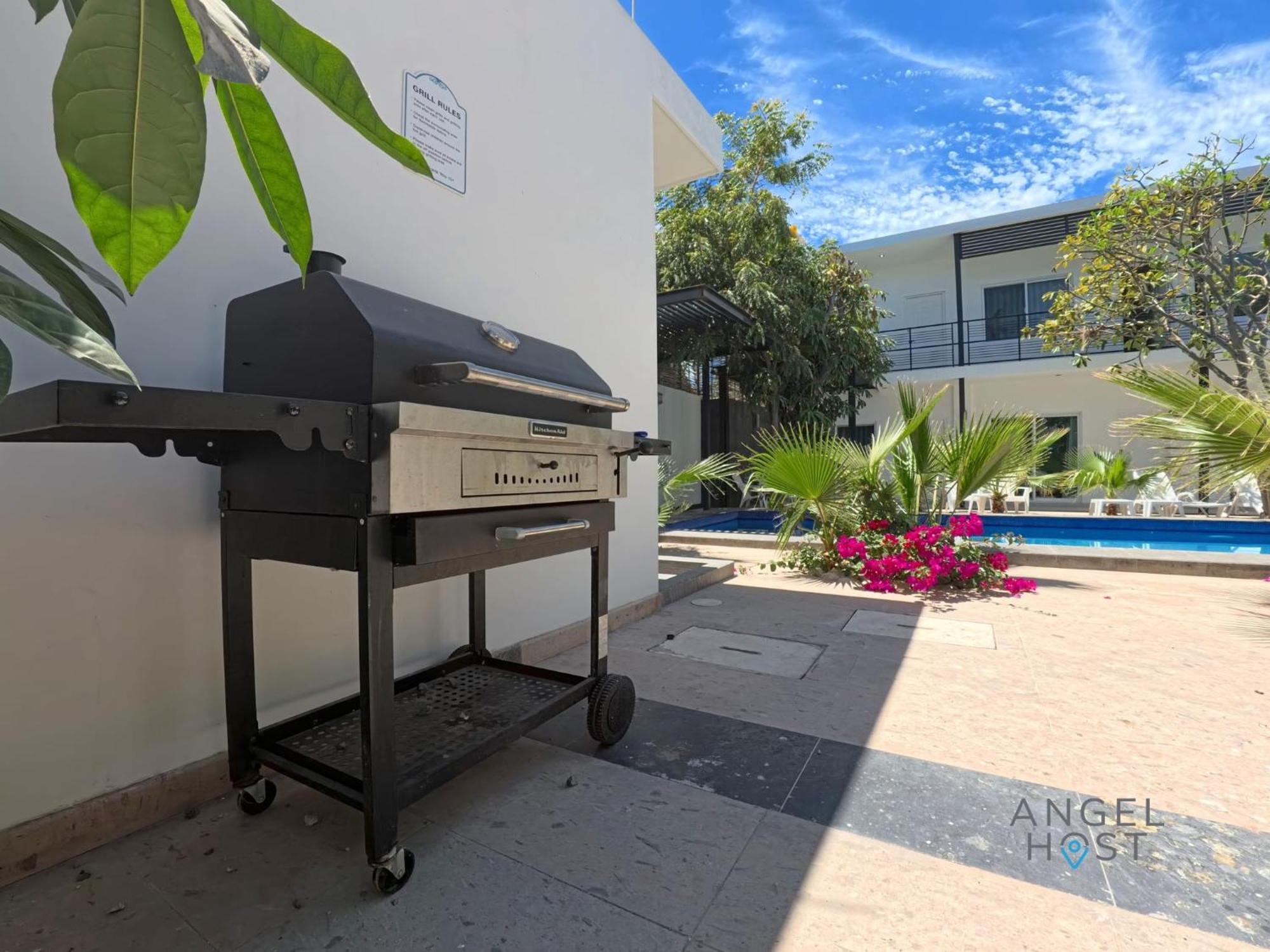 Commercial Zone Studios, Pool, Bbq And Beach 7 Blocks La Paz Exterior foto